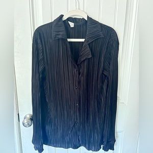 Silk, oversized button down